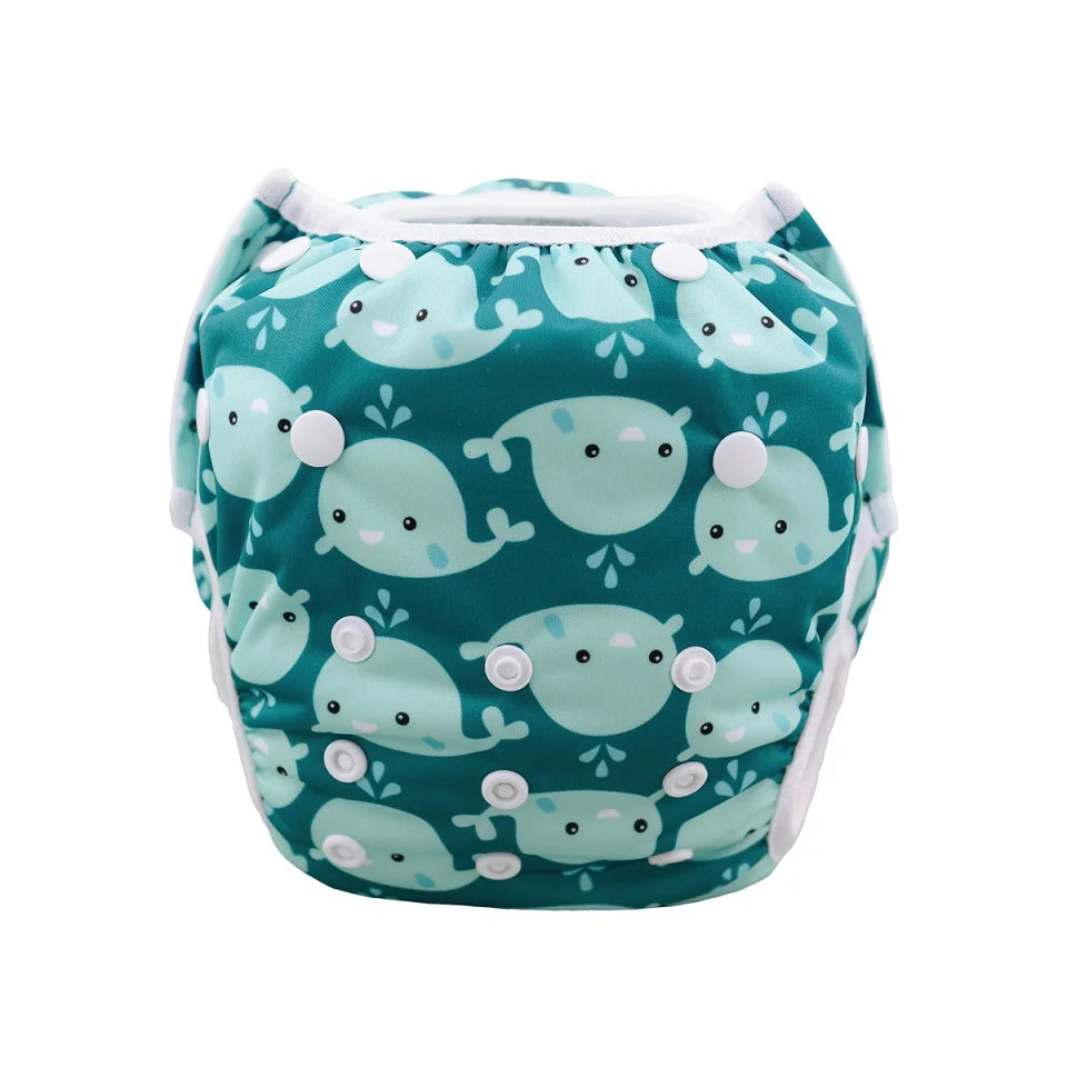 Alvababy Schwimm-Windel 2025: Polyester+TPU Stay-Dry-Funktion 0-3 Jahre - Wiederverwendbar 3-15kg Babys Schwimm-Erfahrungen