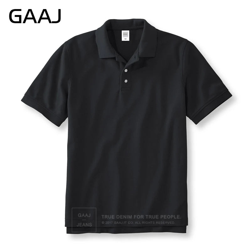 GAAJCN Polo Atmungsaktiv - Baumwolle Kurzarm Regular Fit
