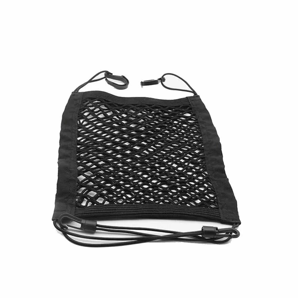Car Seat Back Storage Bag Mesh Net Pocket Elastic Mesh Net Bag Car Tidy Cargo Rear Trunk Seat Storage Organizer