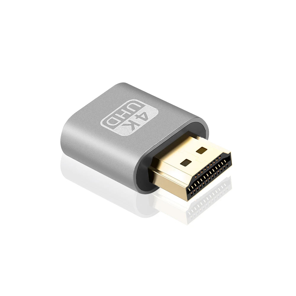 Display-Adapter 2025: VGA Virtual Display Adapter HDMI-compatible 1.4 - DDC EDID Dummy Plug Headless Ghost Display Emulator Video Card Lock Plate Collection