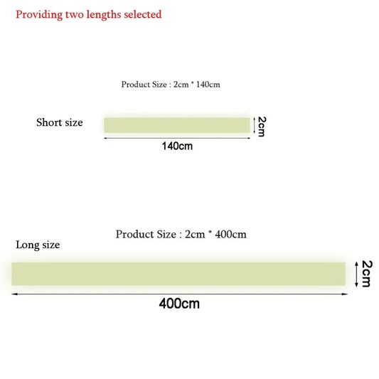 Leucht-Wandsticker 2025: Luminous-Band Baseboard - Glow-Dark DIY Collection - Golden Bridge Store