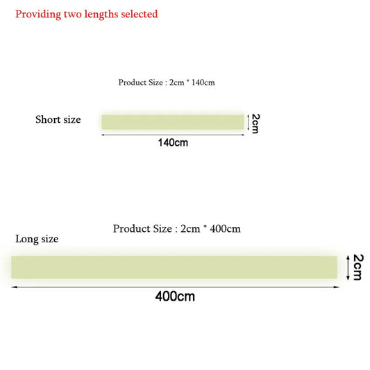 Leucht-Wandsticker 2025: Luminous-Band Baseboard - Glow-Dark DIY Collection