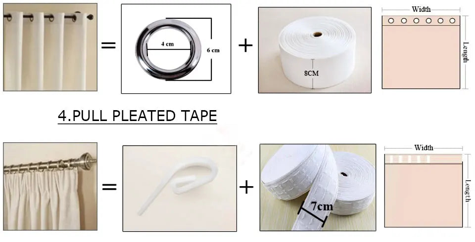 FadenVorhang Schnur glänzende Quaste - 300x290 cm, 1 Panel