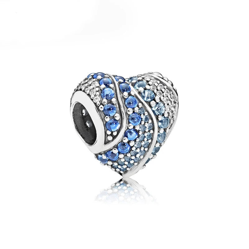 Nou original aliaj bijuterii familie mama tata dragoste inimă pandantiv farmec pentru brățară colier DIY bijuterii femei