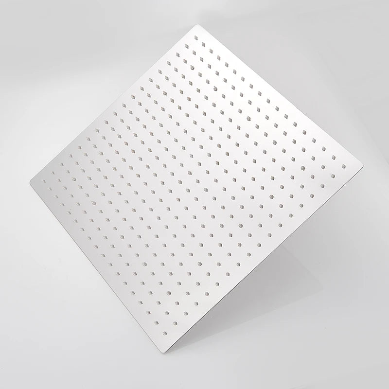 Shower Head 16 Inch Luxury Ultrathin Rainfall Shower Head Stainless Steel Chrome Nickel Bathroom Faucet Accessory