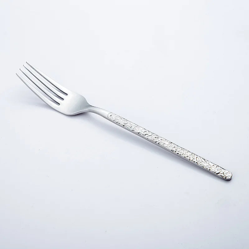 Stainless steel Western Cutlery set Knife Fork Spoon Dinner Set Dessert Dinnerware Western Steak Knife Tableware Spoon Fork