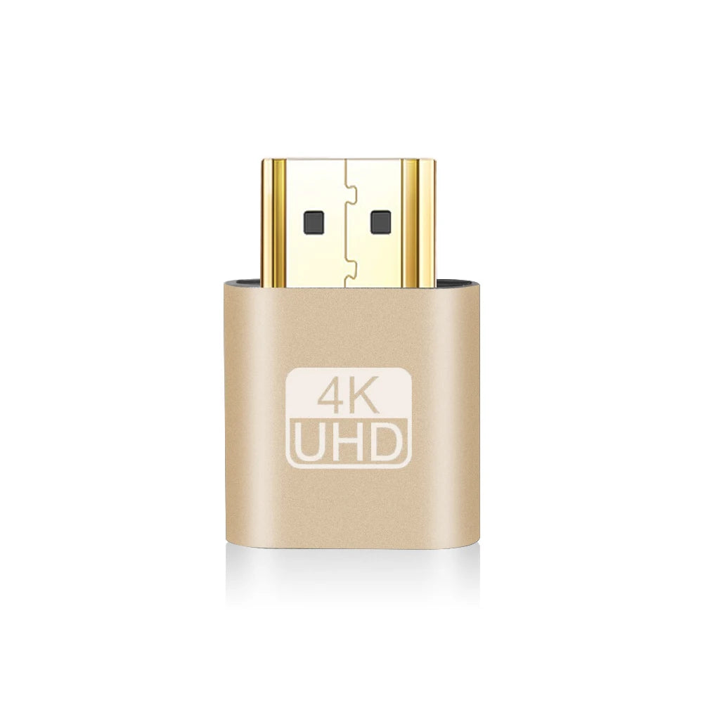 Display-Adapter 2025: VGA Virtual Display Adapter HDMI-compatible 1.4 - DDC EDID Dummy Plug Headless Ghost Display Emulator Video Card Lock Plate Collection