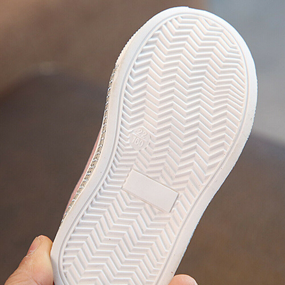 Lioraitiin Mädchen Sport Schuhe 2025 - Weiche Sohle Pailletten Casual Sneakers - Süße Schleife Glänzend Schuhe