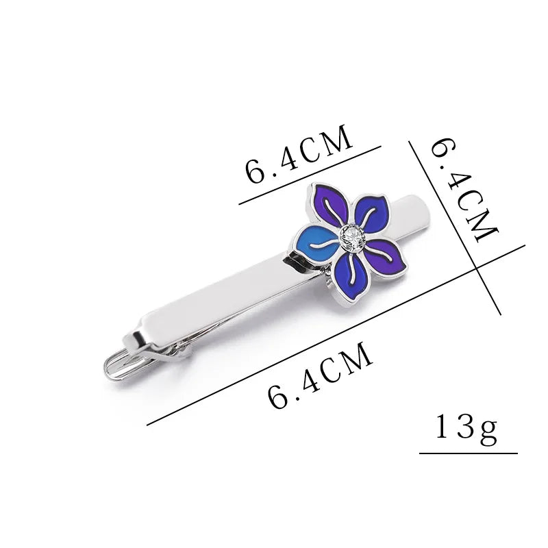 Fashion Business Hemd Ärmel Dekorative Buttons 2025 - Klassisch Geometrisch Tie Clips Manschettenknöpfe Set - Herren Luxus Schmuck Geschenk