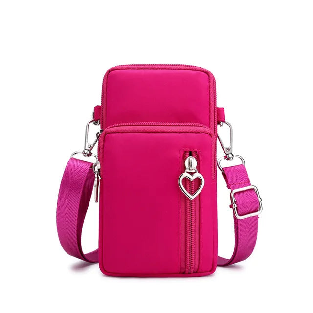 Premium Crossbody Taschen Damen Wasserdicht Nylon - Multifunktional Casual Kleine Tasche - Handy Hülle Sport
