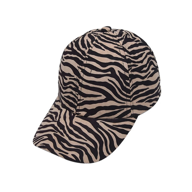 WZCXCN D438 Leopard Zebra Sonnenkappe - Größe OneSize
