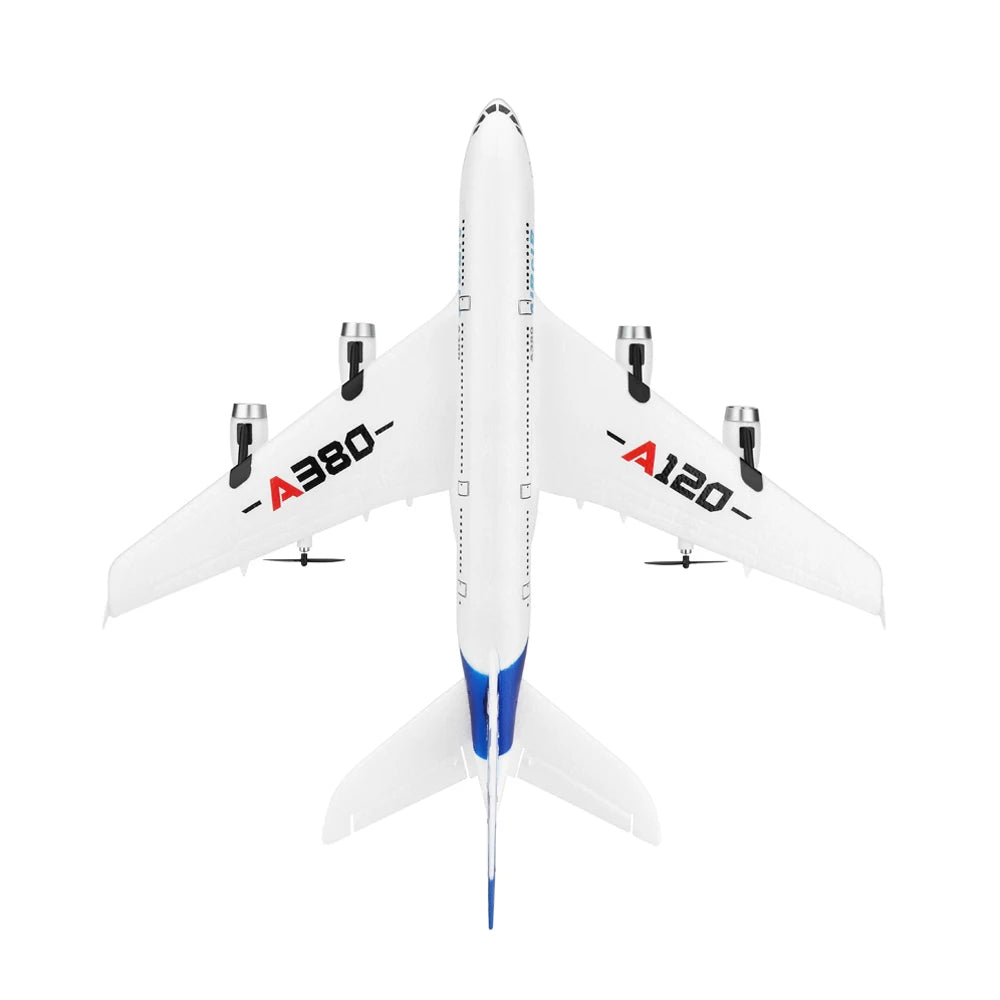 Wltoys XK A120 RC Plane 3CH 2.4G EPP Remote Control Machine Airplane Fixed-wing RTF A380 RC Aircraft Model Outdoor Toy for Kids