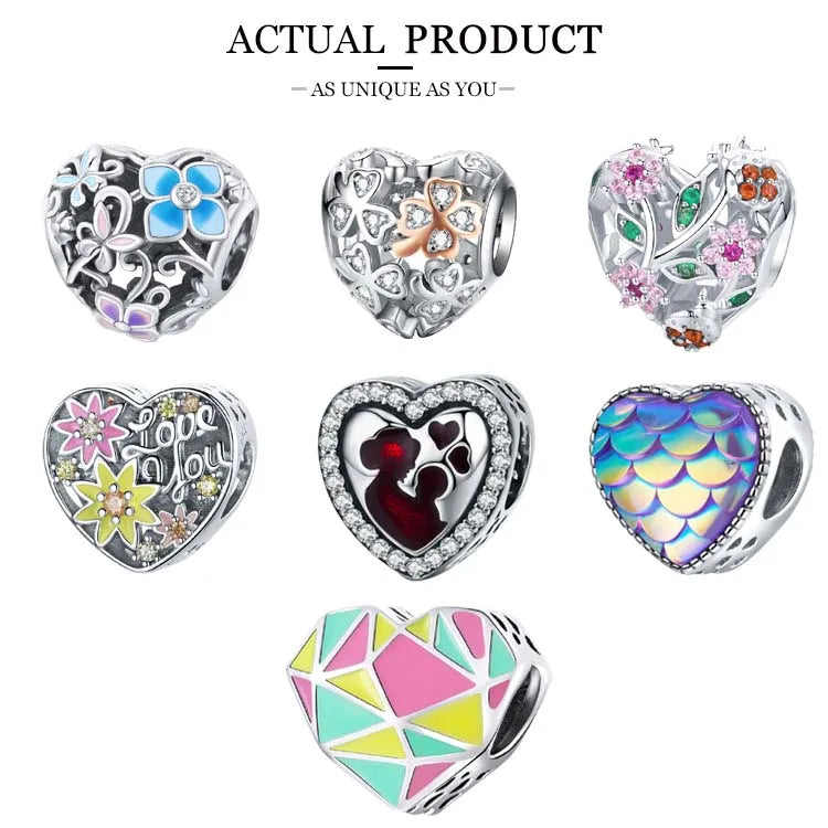 WOSTU 925 Sterling Silver femei băieți fete Pet cameră albină farmec cafea buburuză mărgele se potrivesc DIY brățară originală pandantive bijuterii