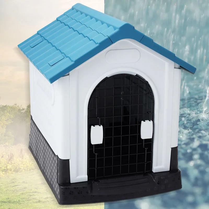 Dog House For Large Dogs Dog Bed Four Seasons Outdoor Washable Removable Pet Cat Bed Winter Warm Kennel Pet Supplies Plastics