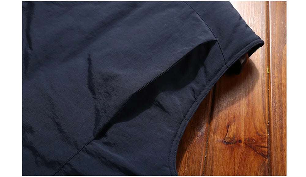 DIMUSIC Wärmegefütterte Steppweste - Größe M-XXL Wasserabweisend Fleece