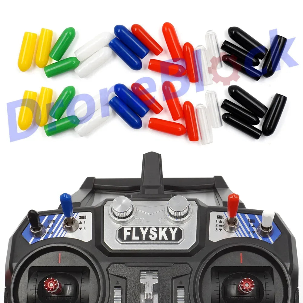 Elechawk RC Schalterabdeckungen Bunt - 36 Stück Gummi - Golden Bridge Store