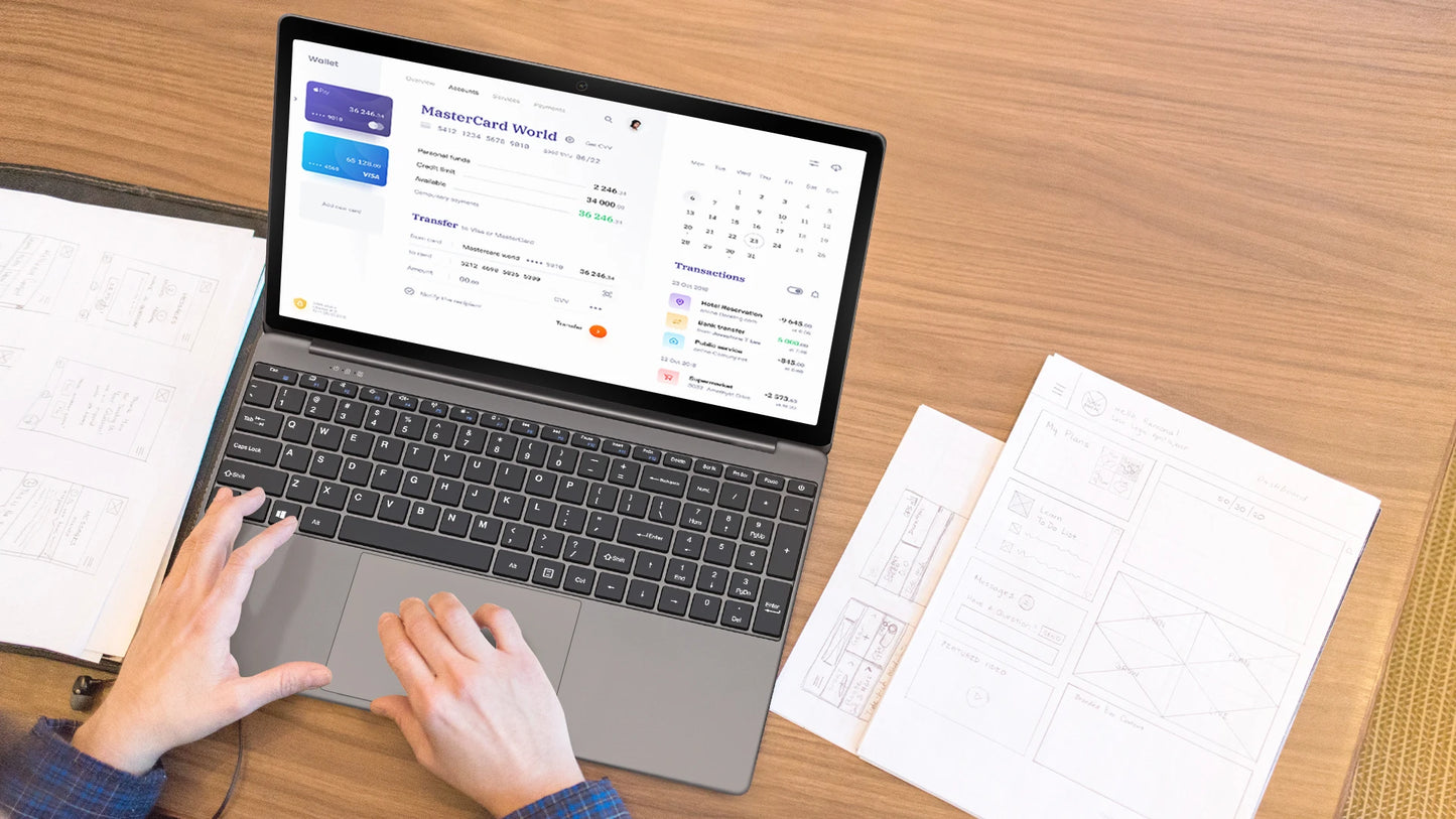Nova Notebook Core M-5Y51 - 16GB RAM 256GB SSD 15,6 Zoll