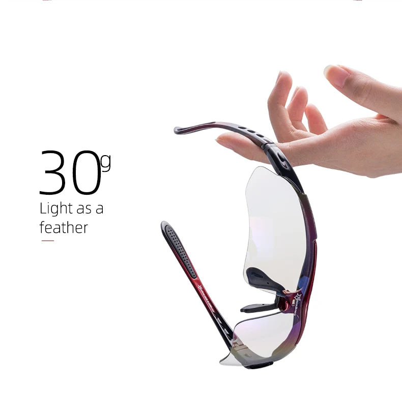 ROCKBROS Radfahren Polarisiert Brille Fahrrad Sonnenbrille Outdoor Sport Sonnenbrille MTB PC Schutzbrille Augenschutz 5/3 Linsen Fahrrad Zubehör