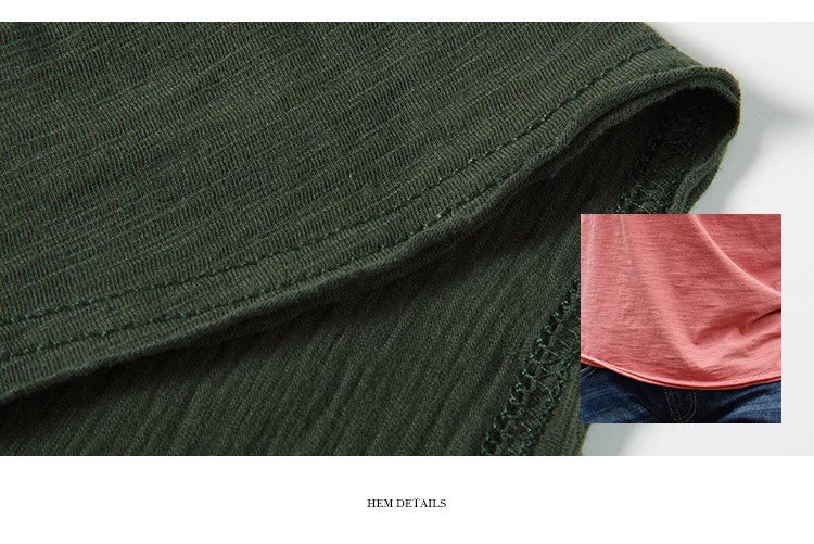 AIOPESON T-Shirt Casual Leicht - 100% Baumwolle Kurzarm