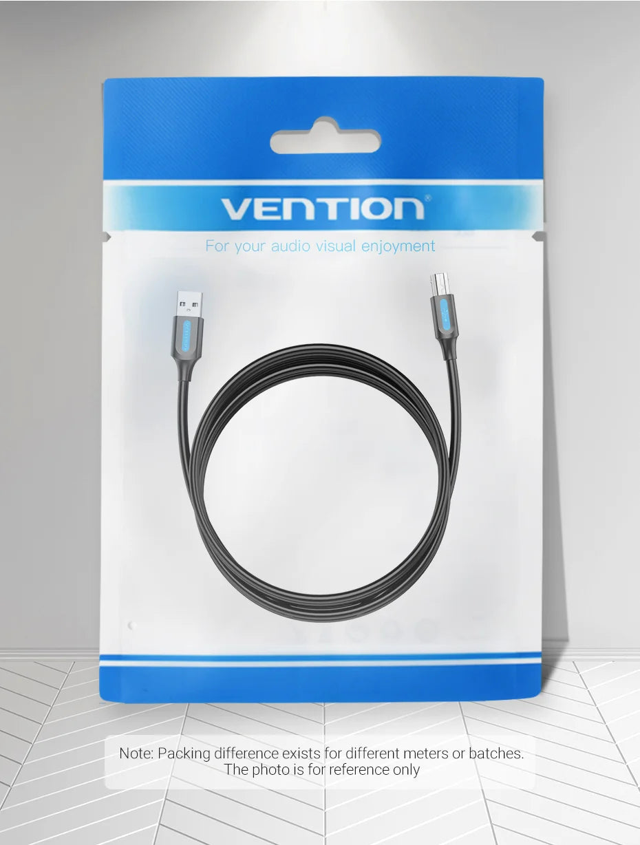 USB Druckerkabel 2025 - Vention USB 2.0 Type A zu B - Drucker Scanner Kabel HP Canon Epson ZJiang