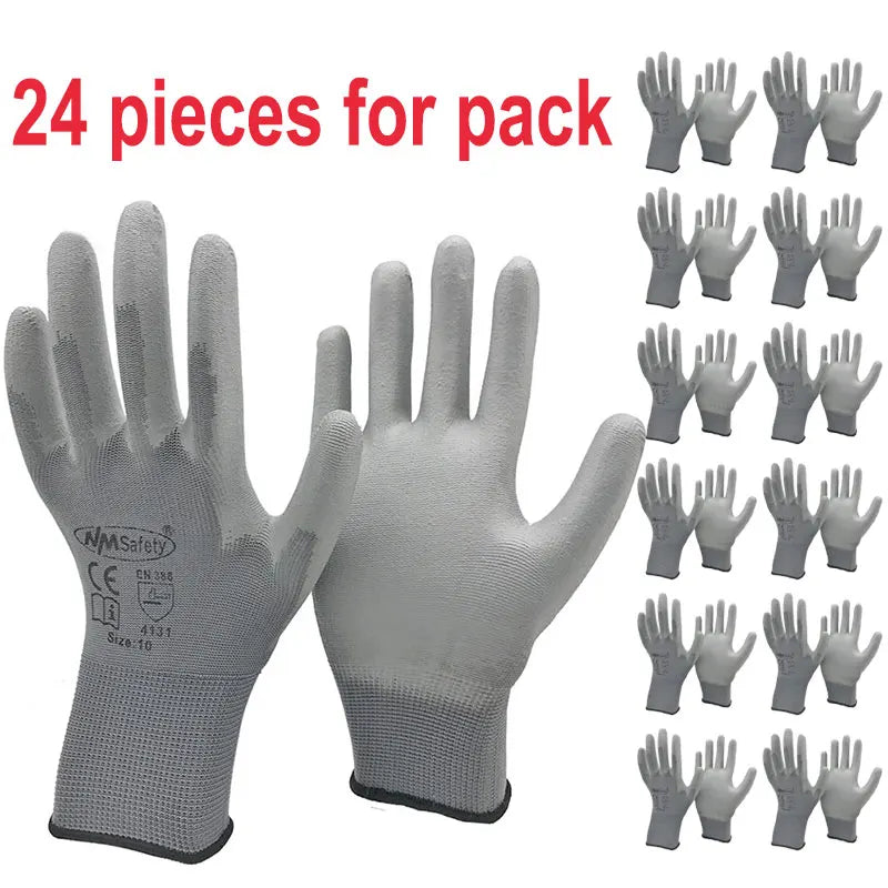 Nmsafety Antistatisch Handschuhe - 13G Nylon PU 24 St