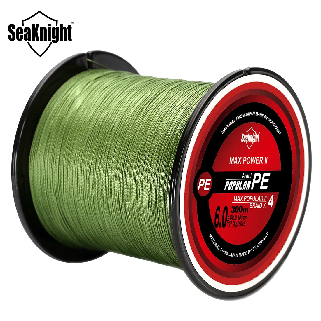 SeaKnight Marke TriPoseidon Serie 4 Stränge 300M PE Geflochtene Angelschnur 8-60LB Multifilament Angelschnur Glatt Karpfen Angeln