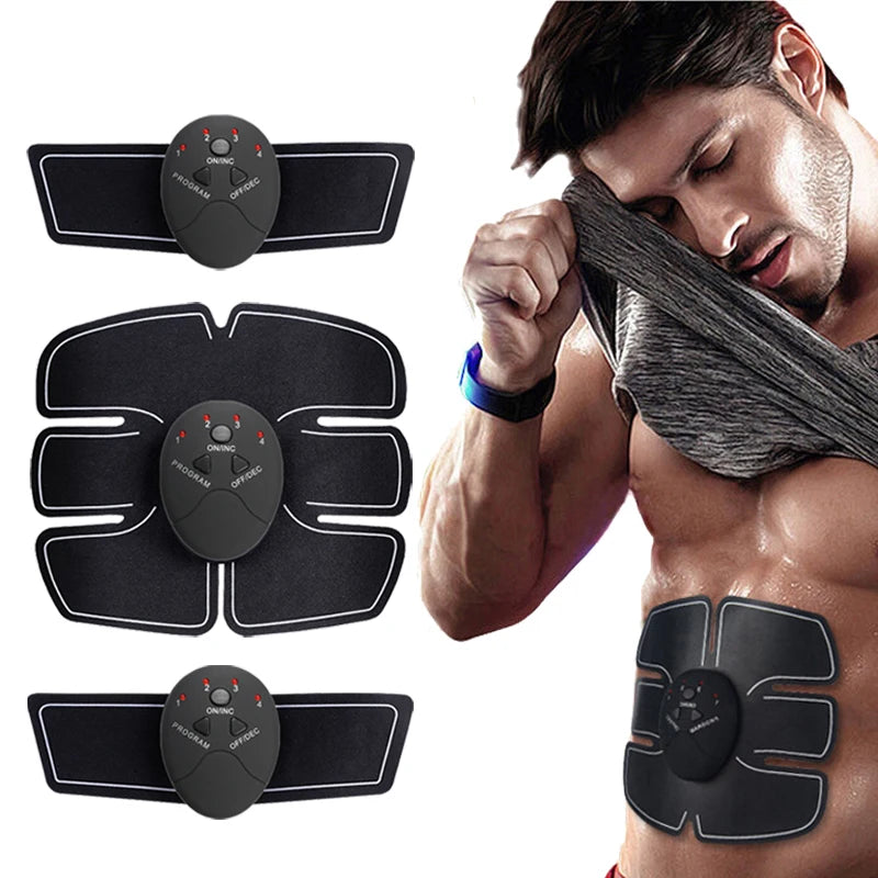 EMS Drahtlos Muskel Stimulator Trainer Smart Fitness Bauch Training Elektrisch Gewichtsverlust Aufkleber Körper Schlankheit Massagegerät