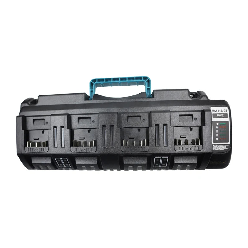 For BOSCH 14.4V 18V Li-ion Charger Rapid Optimum 4-Port 3A Charging Current Replacement Battery Charger BS1418-04
