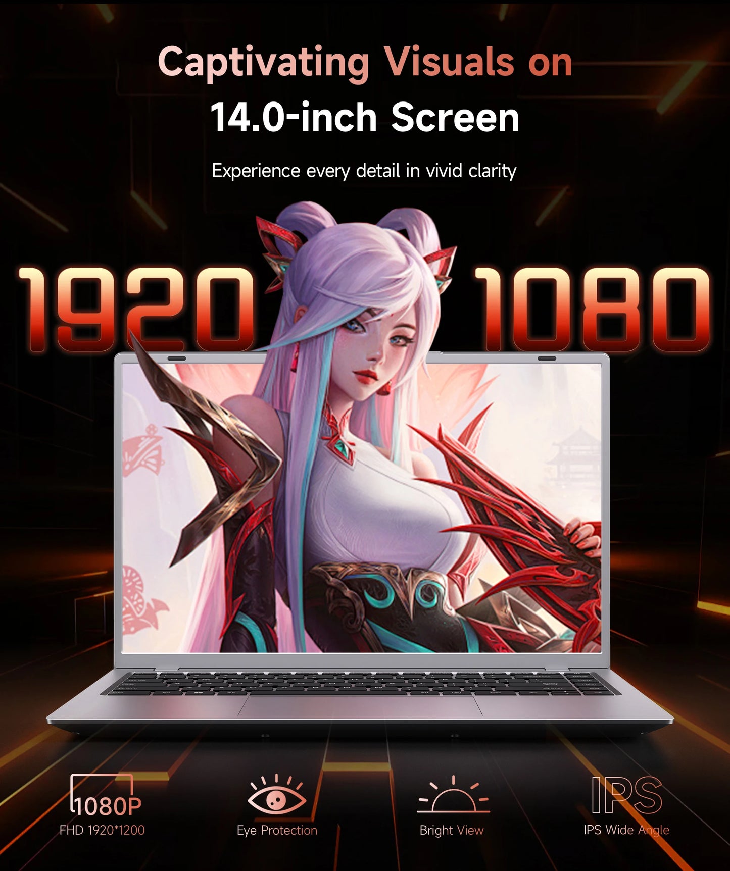 NCS214R 14-Zoll IPS Notebook - 8GB RAM, AMD 3020e, 256GB SSD