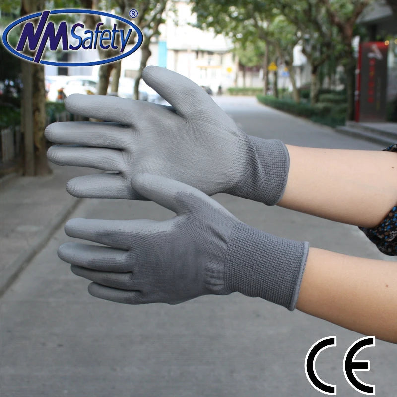 Nmsafety Antistatisch Handschuhe - 13G Nylon PU 24 St