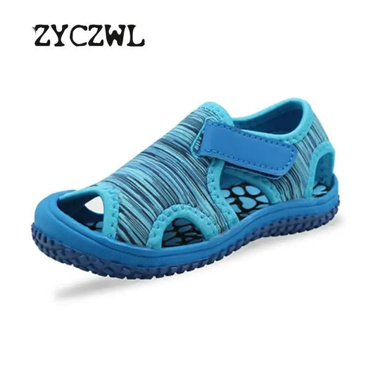 Summer Baby Boys Sandals Children Beach Sandals Soft Bottom Unisex Girls Non-slip Infant Shoes Kids Outdoor Anti-collision Shoes - Golden Bridge Store