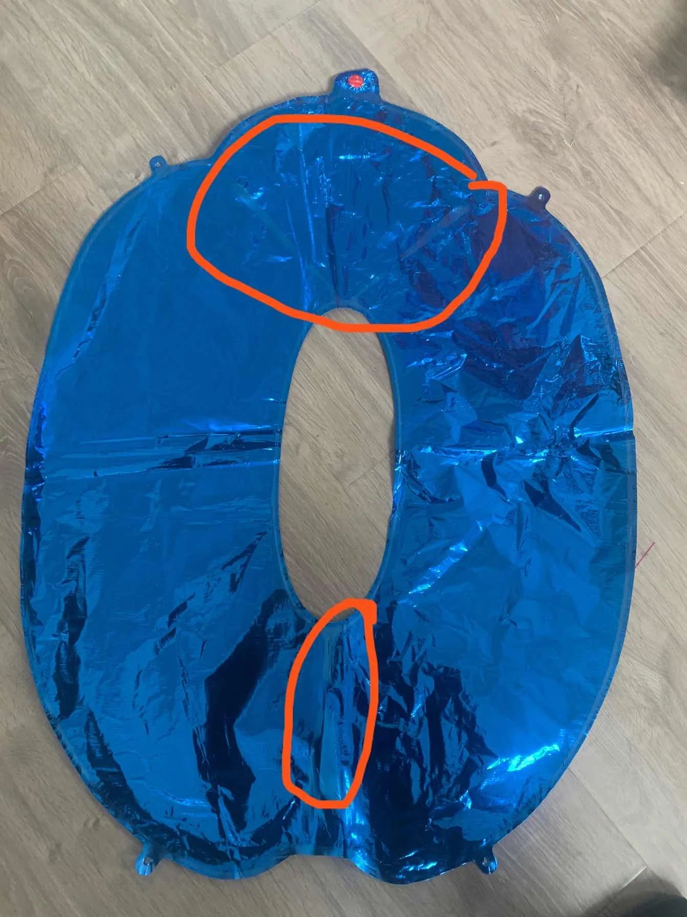 Etya Balloon 32 Zoll Blauer Folienballon - Aluminiumfolie