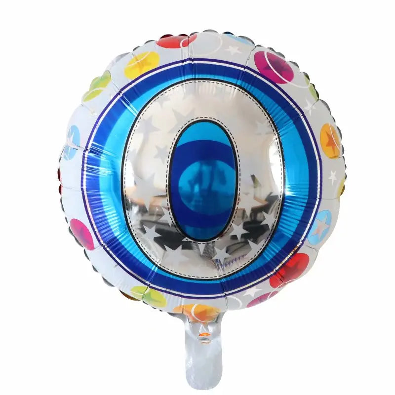 Disney 40C-SZ-2 Zahlenfolie 18Inch Blau - 10er Pack