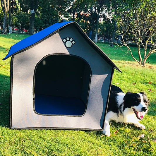 Medium Dog Kennel Outdoor Waterproof Soft Comfortable Pet House Chew Proof Removable Small Dog Bed Pet Sleeping Mat Portable