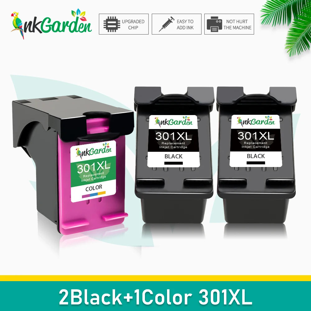 Ink Garden 301XL Ersatzpatrone - Schwarz Und Farbe Kompatibel