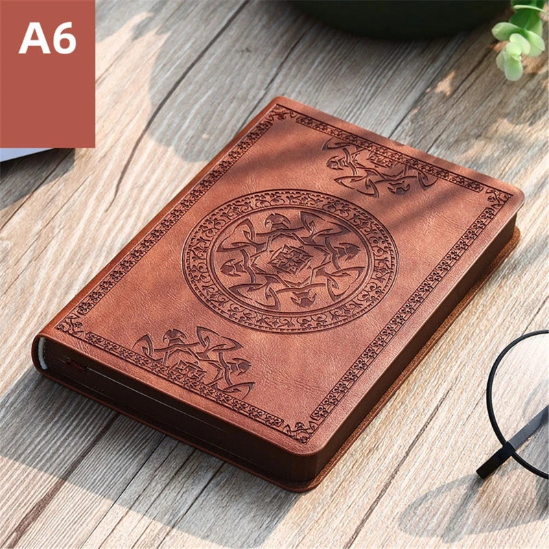 OOTDTY HXBD7HH Vintage Notizbuch - PU Leder 14.6x10.5cm