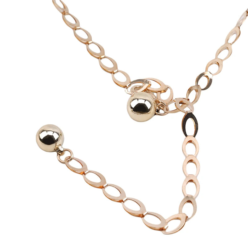 Women Fashion Belts Luxury Designer Belt Retro Silver Carved Hollow Out Chain Belt for Women Elegant Round Metal Women Belt