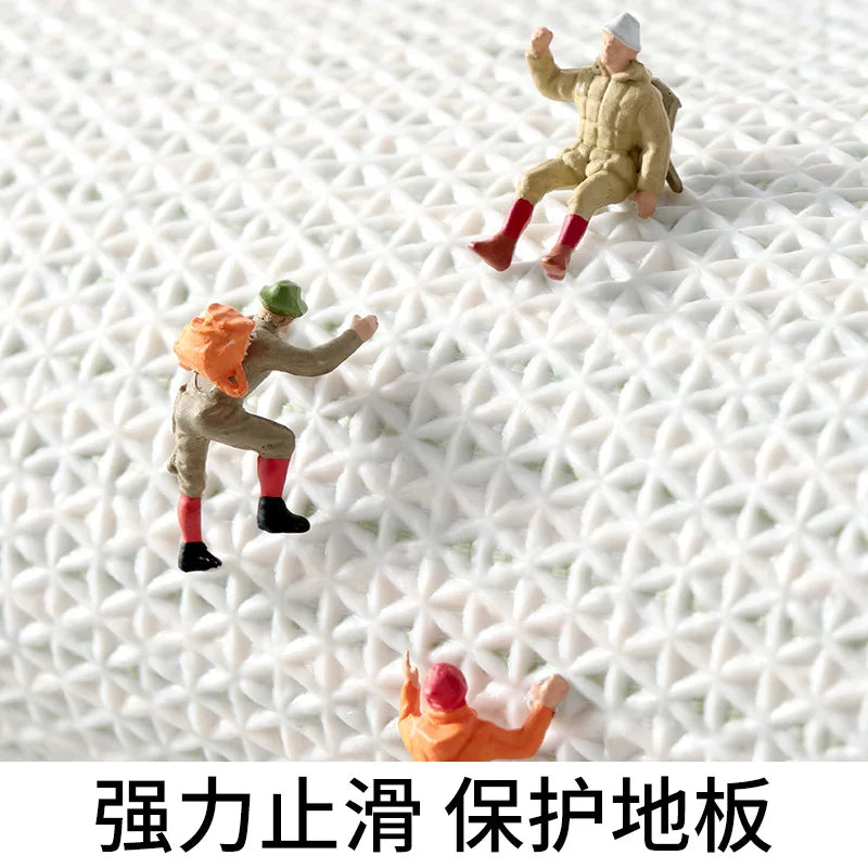 Flocking home carpet floor mats household bathroom bathtub absorbent foot mats bathroom non-slip mats