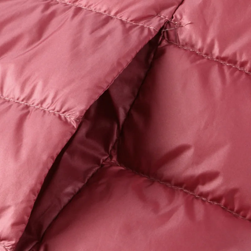 Aurora Stehkragen Daunenweste - Dünn Füllung 80% Größe 3XL