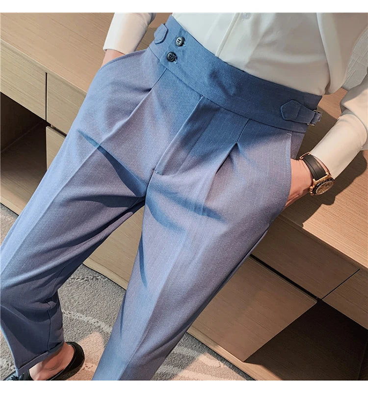 Pantaloni slim fit MYAZHOU cu talie înaltă - Poliester S-XXL