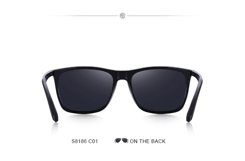 MERRYS DESIGN Herren HD Polarisierte Sonnenbrille Sport Angeln Augenschutz Aluminium Legierung Bügel UV400 Schutz S8186
