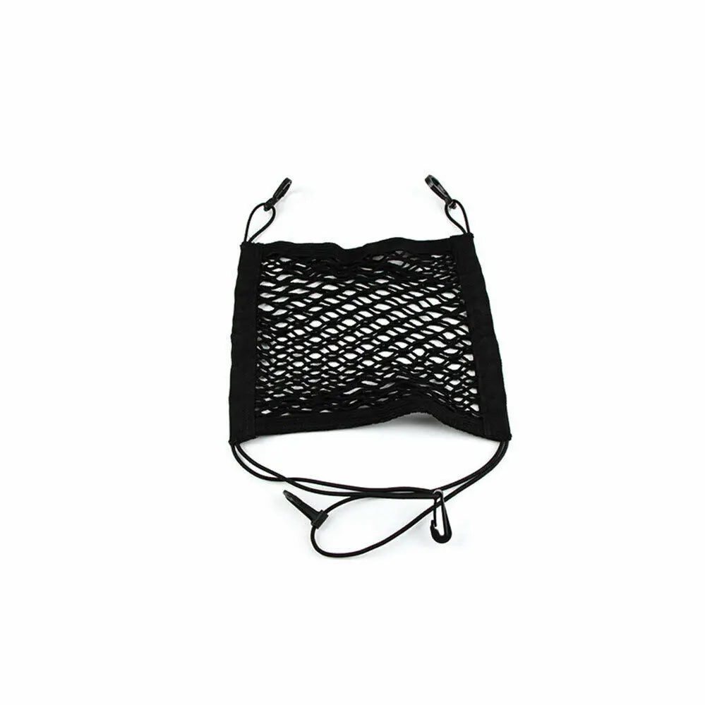 Car Seat Back Storage Bag Mesh Net Pocket Elastic Mesh Net Bag Car Tidy Cargo Rear Trunk Seat Storage Organizer