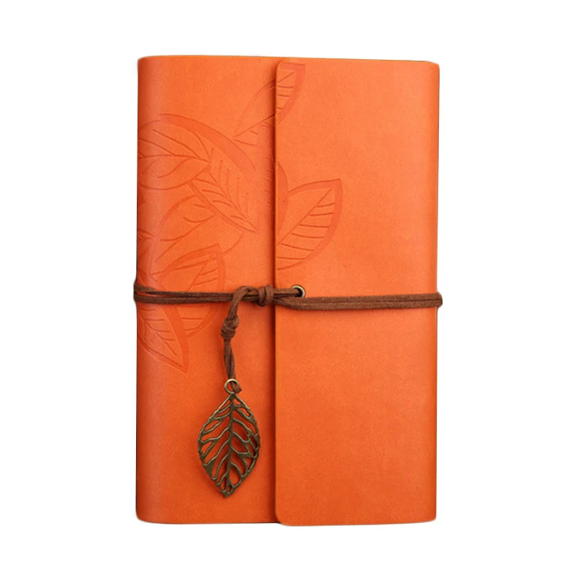PU Leder Spiral Notizbuch 2025 - 160 Seiten Replaceable Journal Planner Schule