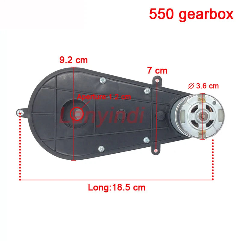 Kinder-Elektroauto Motor 2025: 12V/6V DC Getriebe - High-Speed RC Collection