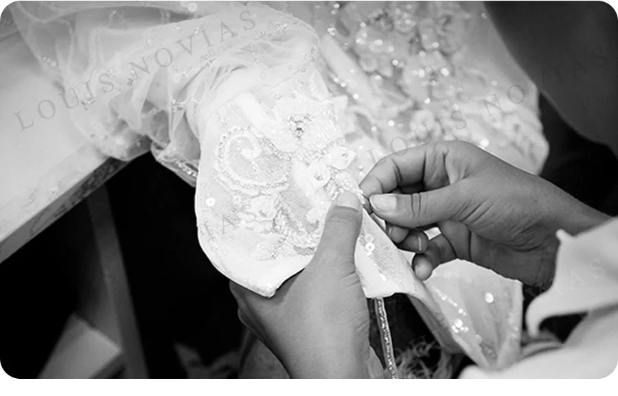 LOUIS NOVIAS Romantische Hochzeitskleider Für Frauen Off Shoulder Backless Appliques Sweetheart Hochzeitsgown Vestidos De Novia