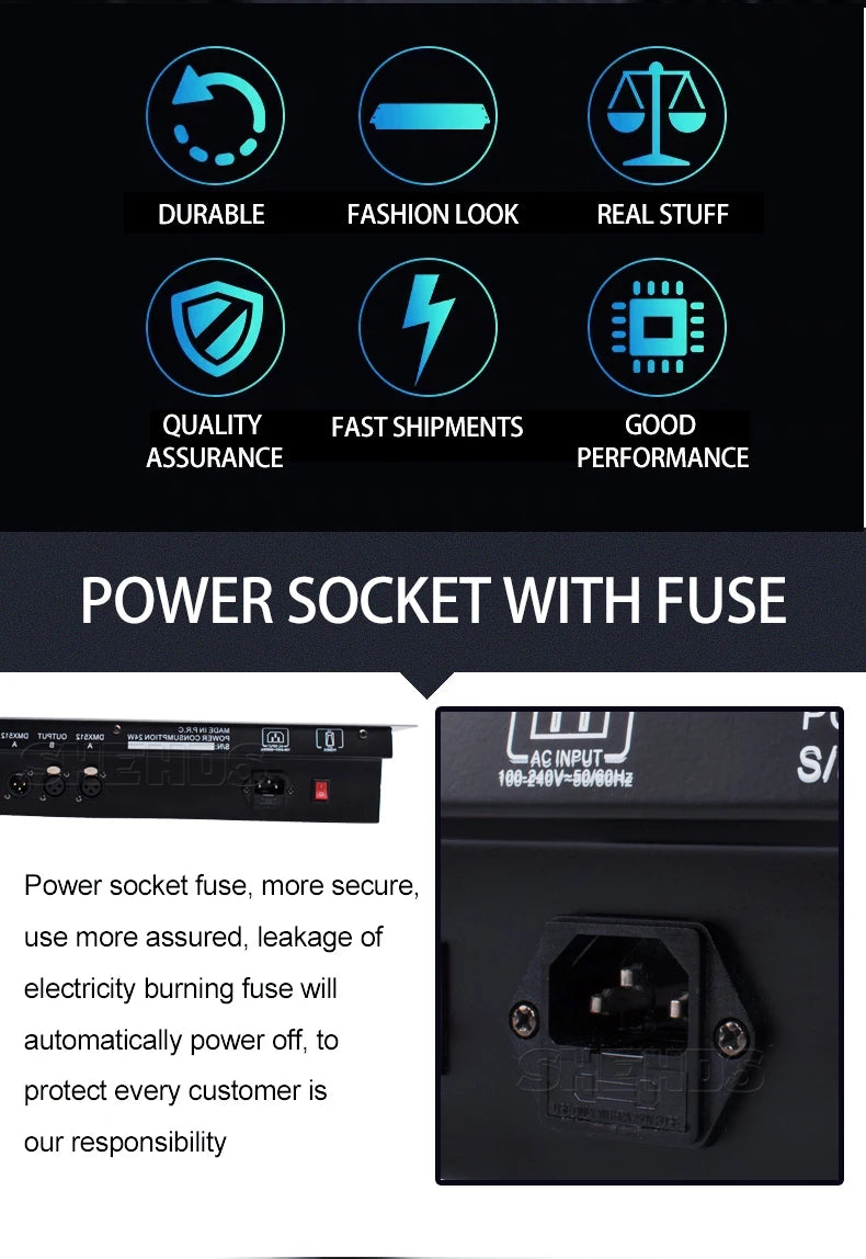 Controler DMX SHEHDS 1024/consolă 192 pentru iluminare Par, lumină cu cap mobil, standard internațional, DJ, discotecă, nunți, concerte