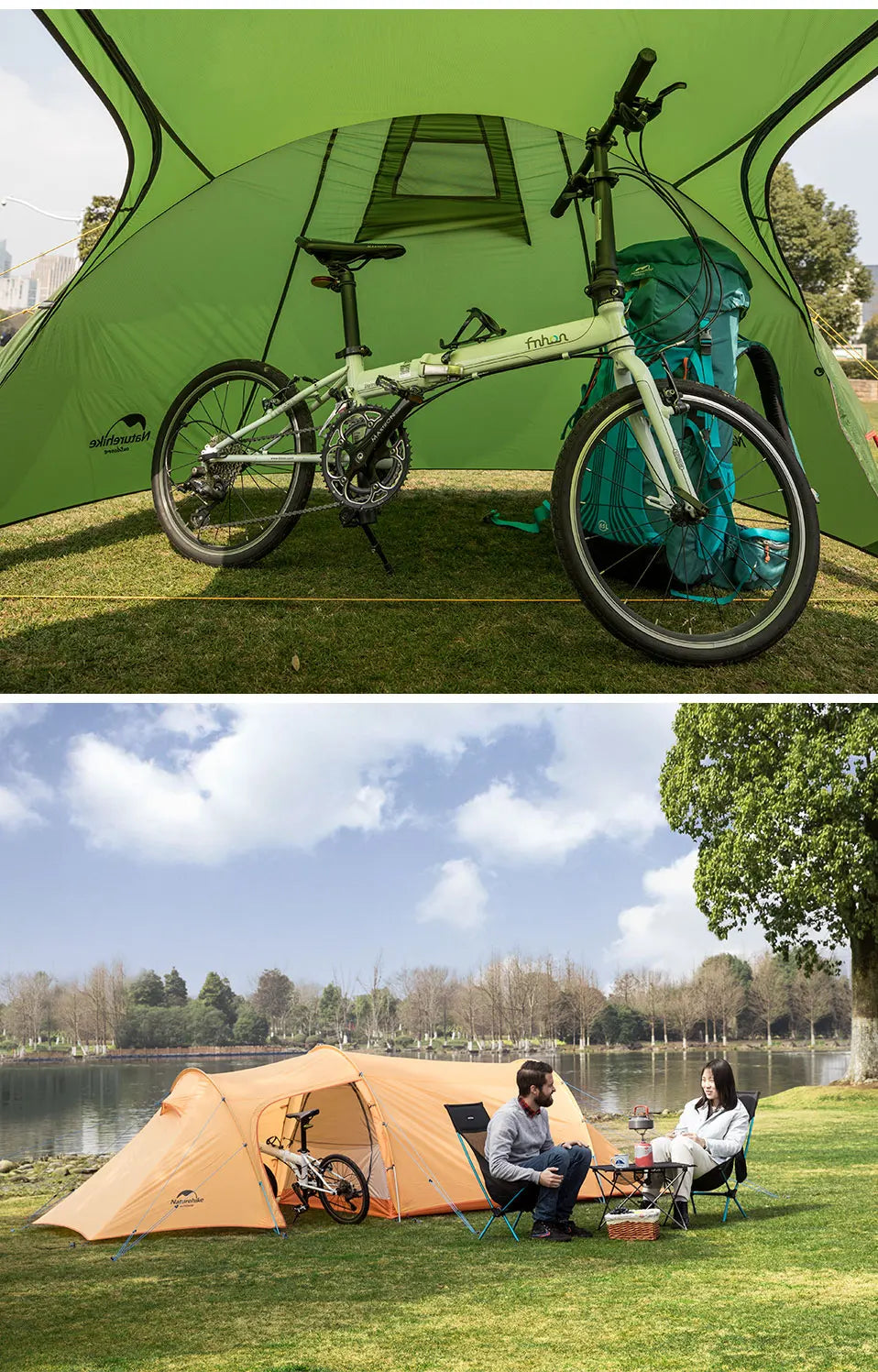 Naturehike Opalus 2 3 4 Tent 2 3 4 Person Hiking Tent 4 Season Tent Ultralight Family Travel Tent 20D Waterproof Camping Tent