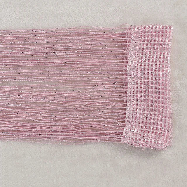 FadenVorhang Schnur glänzende Quaste - 300x290 cm, 1 Panel