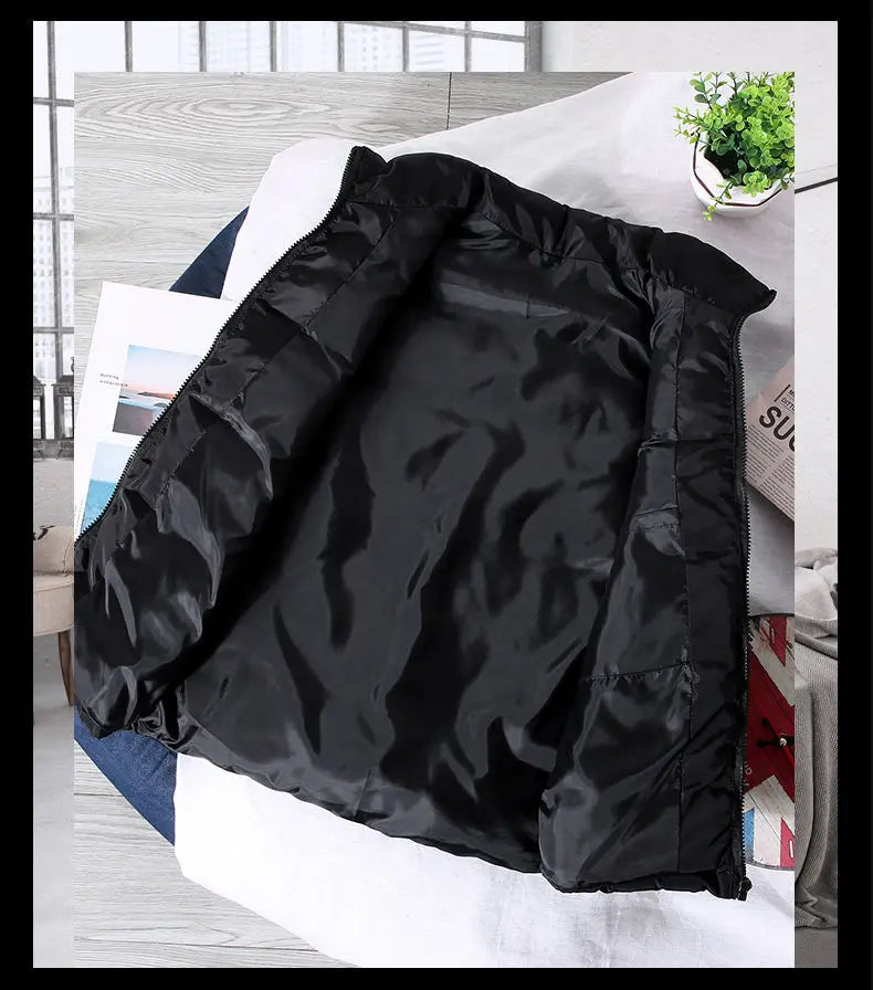 WeißeWeste SlimFit Ärmellose Stehkragen - Baumwolle Kurz M