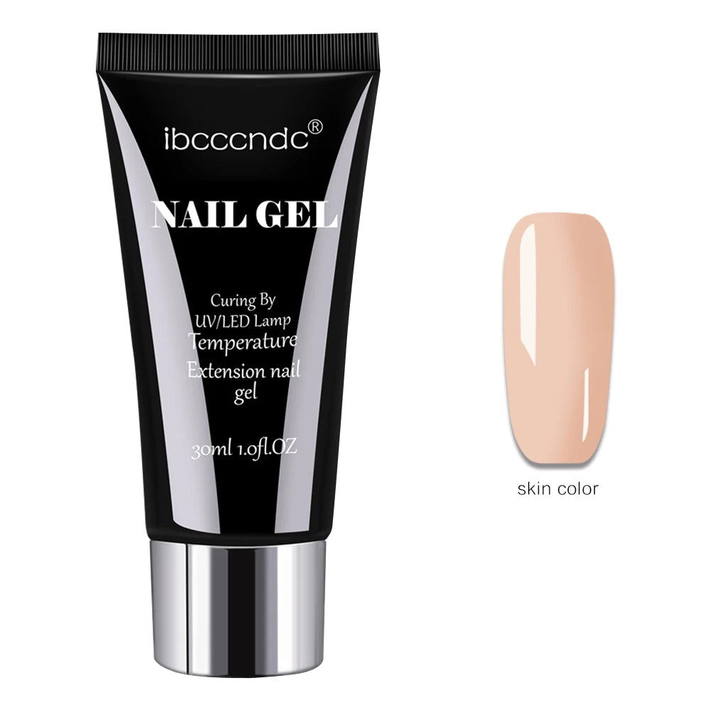 Gel semipermanent pentru unghii, gel de unghii Polygels, lampă UV LED, material pentru extensii de unghii, lampă acrilică, temperatură